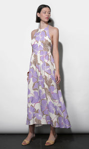 Ayla Braided Halter Strap Maxi Dress