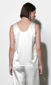 Ariana Easy Satin Sleeveless Top