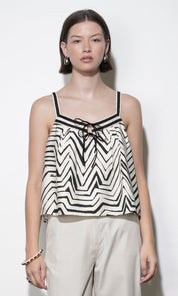 Harper Crochet Detail Sleeveless Top