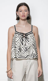 Harper Crochet Detail Sleeveless Top