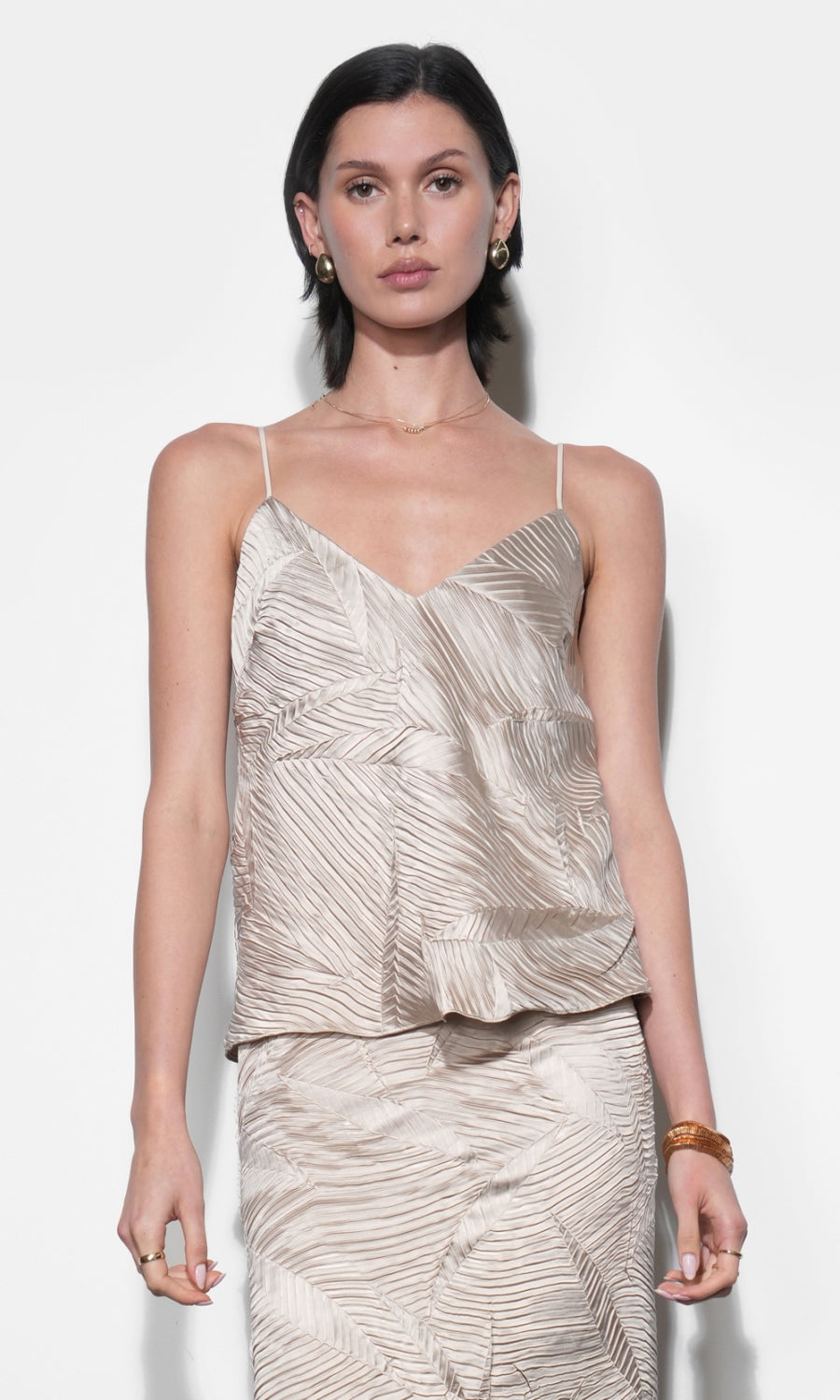 Irene Crinkled Cami Top