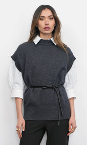 Jamie Oversized Open Back Vest