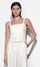 Jane Braided Strap Detail Top