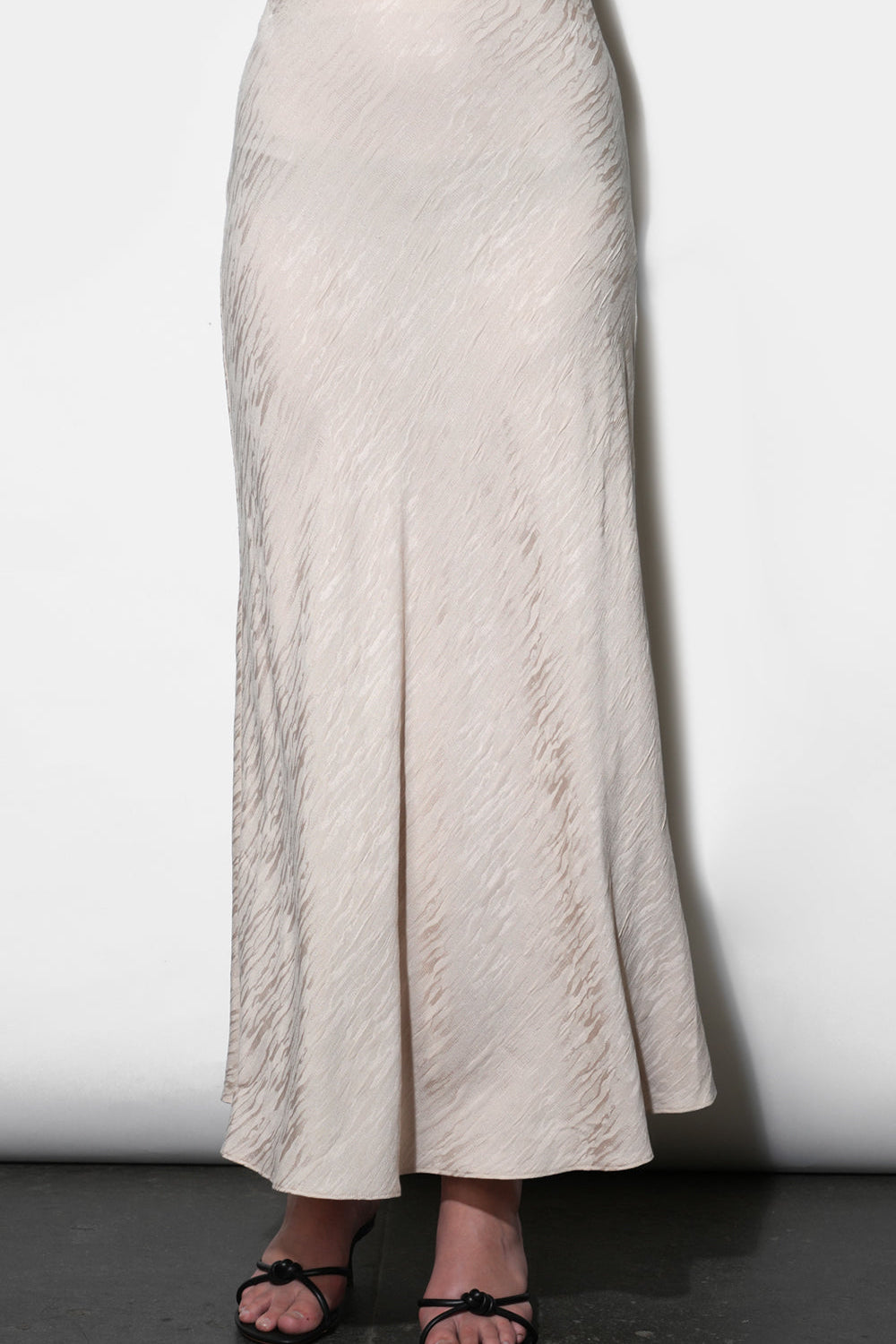 Josephine Textured Maxi Slip Skirt