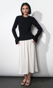 Jovie Twofer Sweater Midi Dress