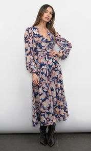 Kiernan Viscose Floral Midi Dress