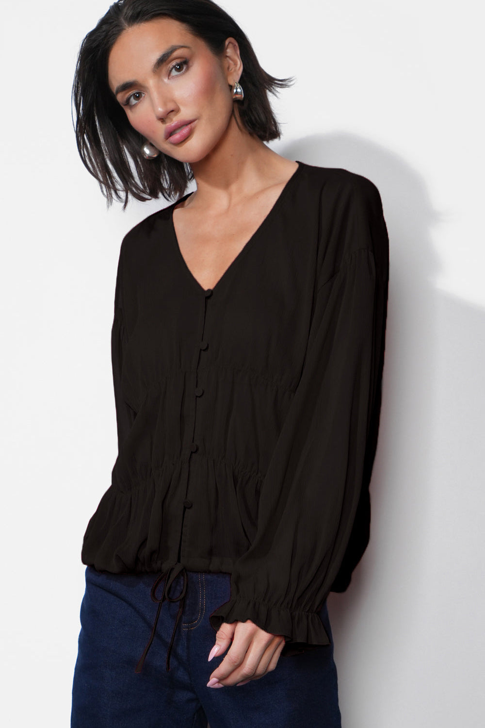 Lainey_Flowy_Button_Front_Blouse_Black.jpg