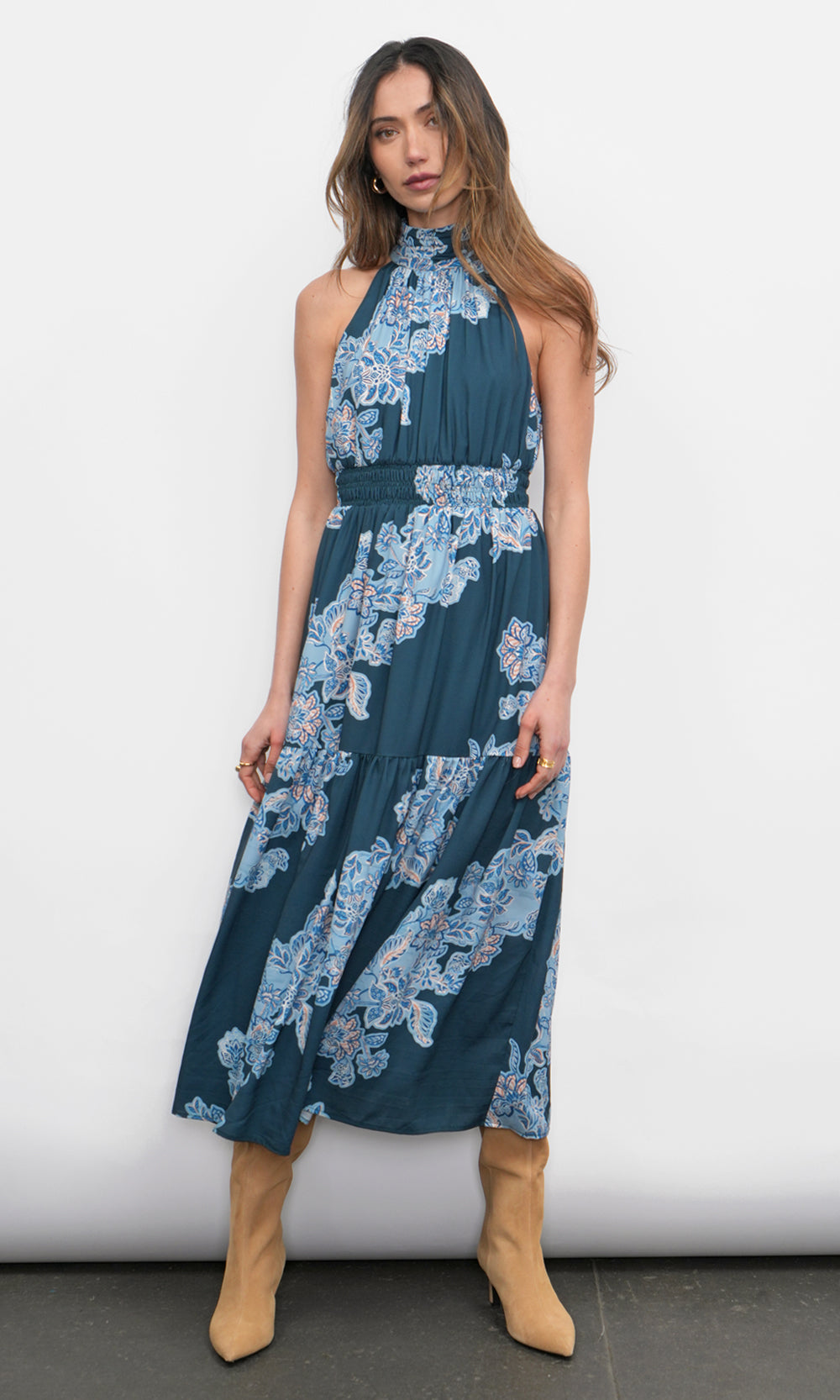 Leya Halter Midi Dress