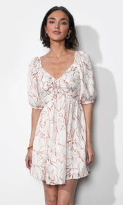 Liz Puff Sleeve Mini Dress