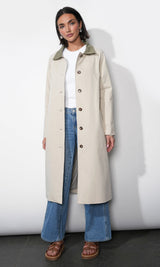 London Trench Coat w/ Grid Lining