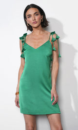 Maya Mini Slip Dress w/ Lily Accent Straps