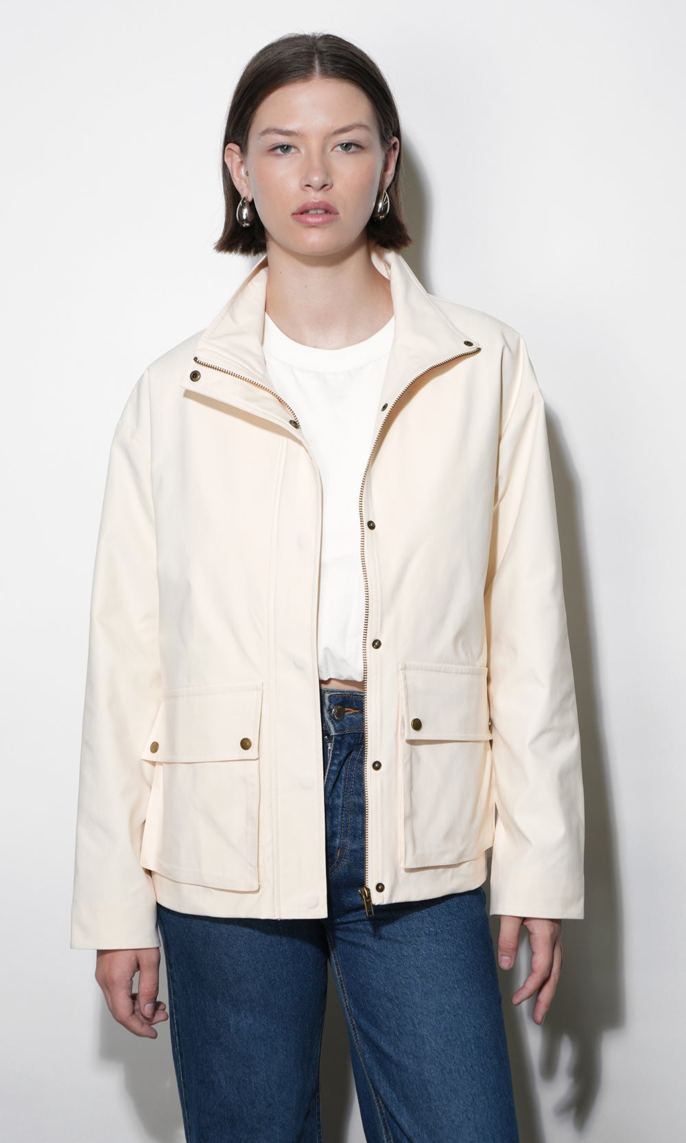 Mila Water Resistant Funnel Neck Jacket