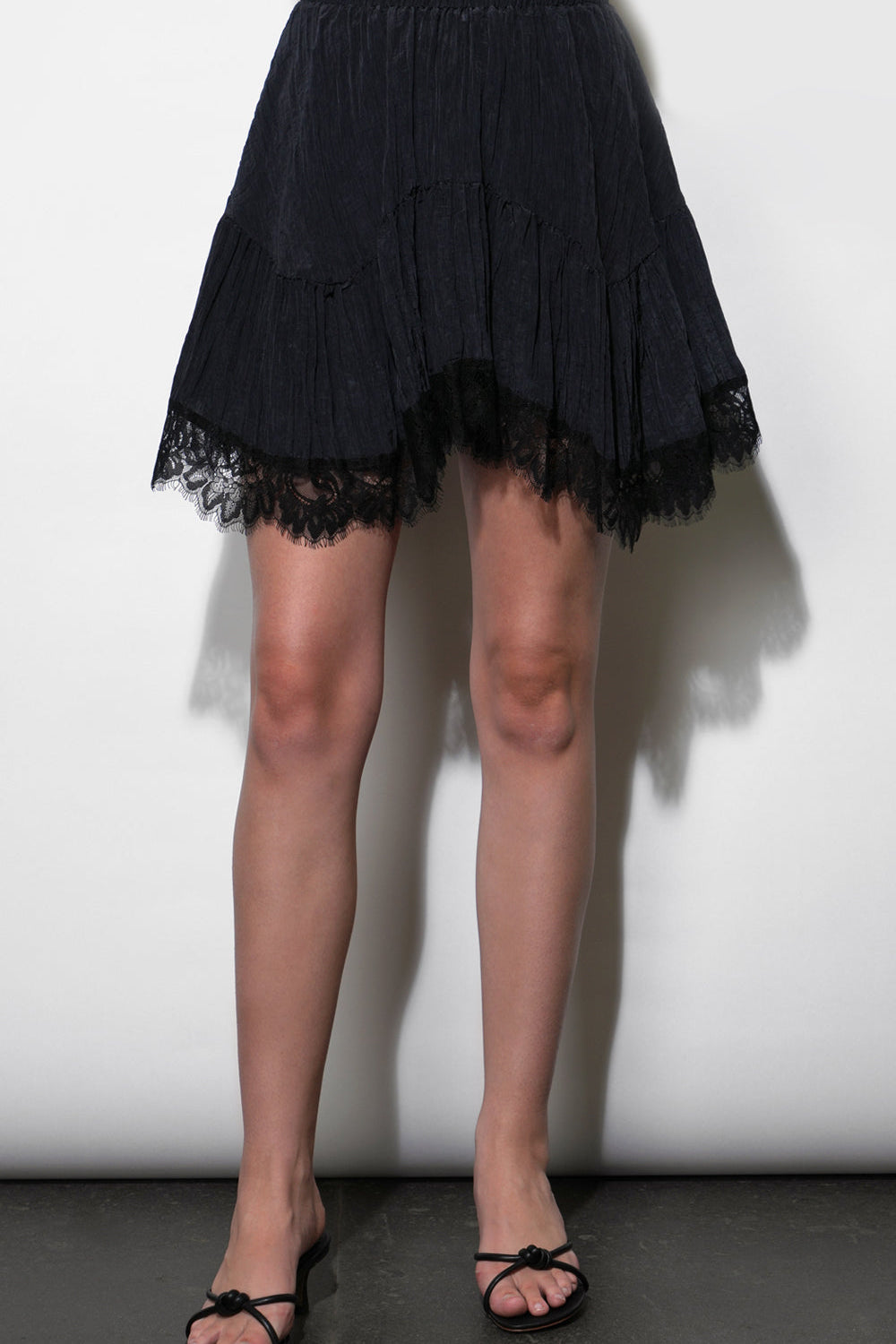 Natalie Hanky Lace Hem Skirt