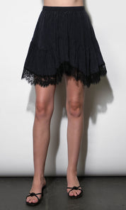 Natalie Hanky Lace Hem Skirt