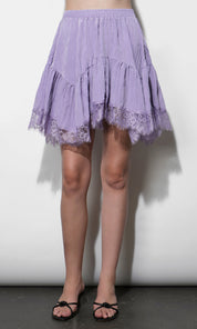 Natalie Hanky Lace Hem Skirt