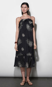 Paige Layered Ruffle Midi Dress