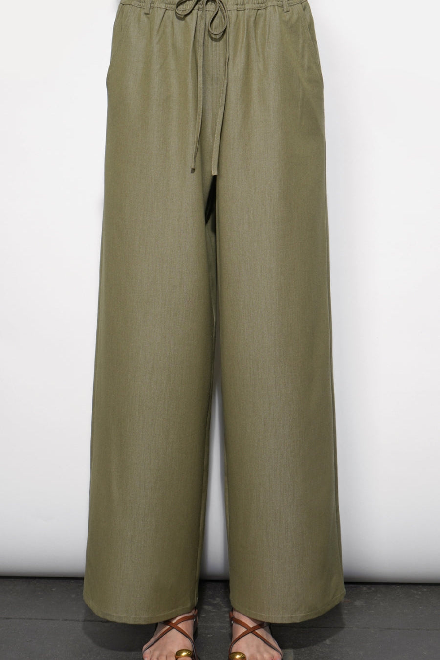 Paisley Wide Leg Pull On Pants
