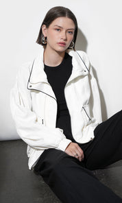 Rachel Lightweight Funnel Neck Jacket