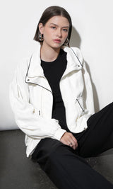 Rachel Lightweight Funnel Neck Jacket