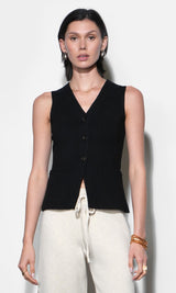 Raven Slim Fit Knit Vest