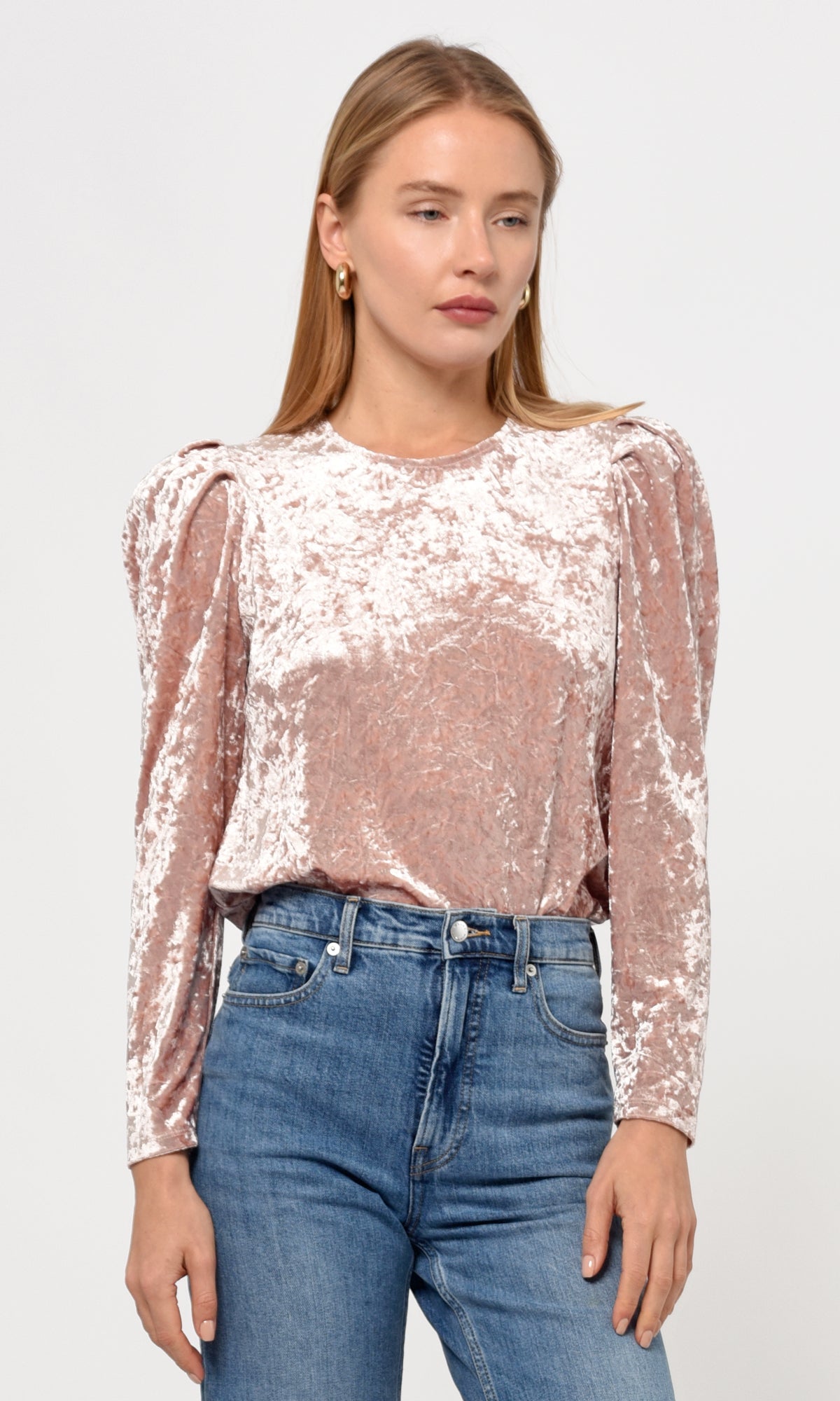 Rosana Crushed Velvet Blouse
