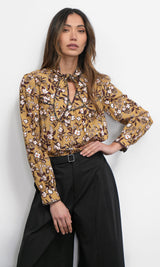 Rowan Tie Neck Blouse