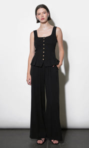 Rowyn Pin Tucked Wide Leg Pants
