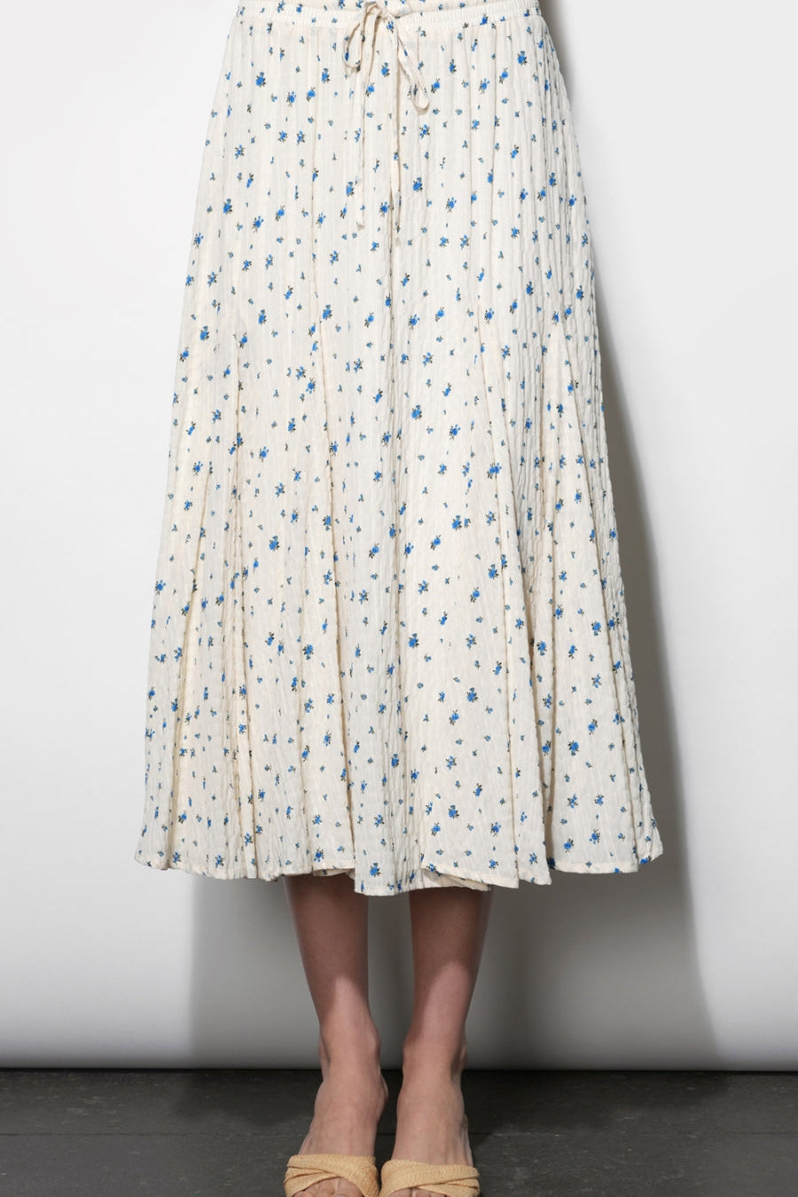 Sadue Godet Midi Skirt