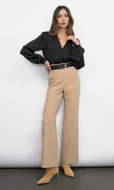 Silvie Wide Leg Knit Trousers
