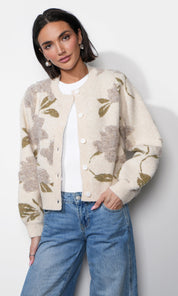 Skylar Cozy Floral Cardigan