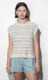 Solana Boxy Sweater Top
