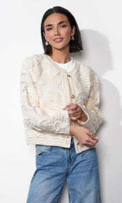 Sutton Open Crochet Cardigan