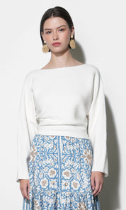 Valerie Open Back Sweater