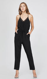 Tricia Lace Trim Jumpsuit