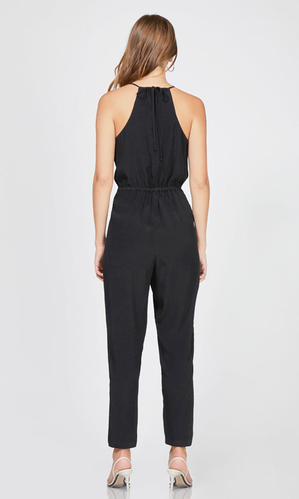 Tricia Lace Trim Jumpsuit