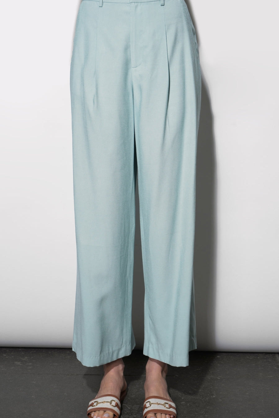 Yuri Wide Leg Pleated Pants