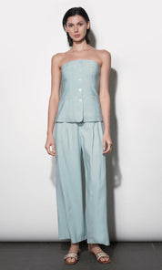 Yuri Wide Leg Pleated Pants