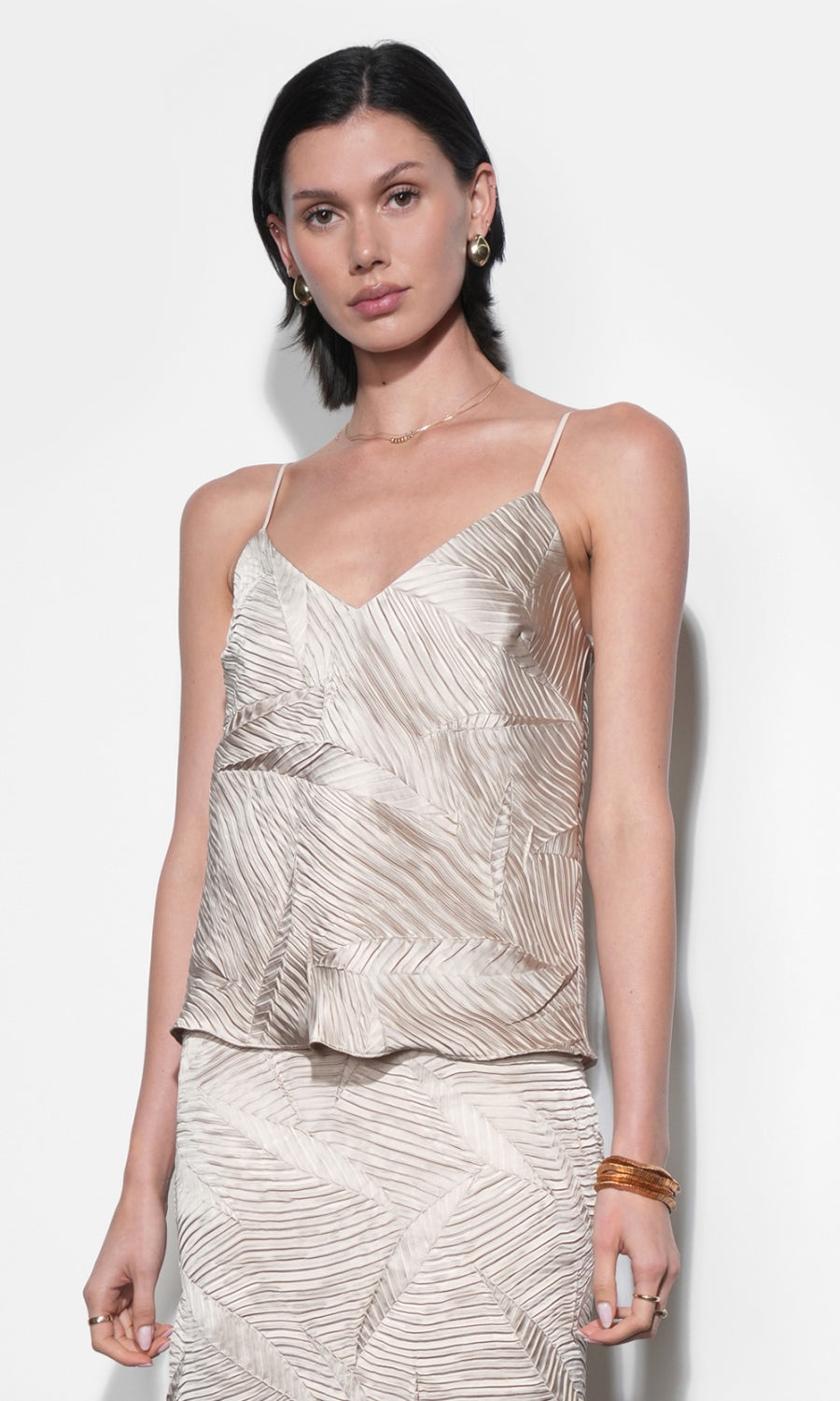 Irene Crinkled Cami Top