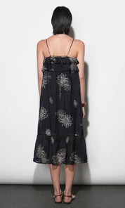 Paige Layered Ruffle Midi Dress