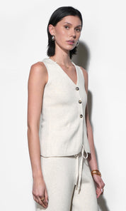Raven Slim Fit Knit Vest