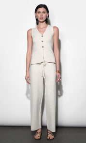 Raven Knit Pull-On Pants