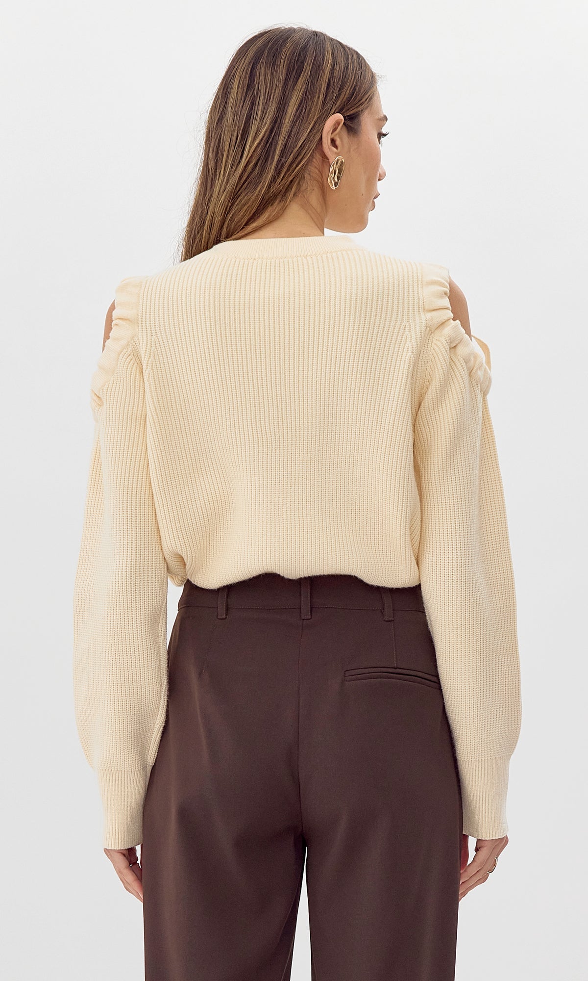 Millie Cold Shoulder Knit Top