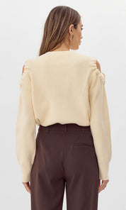 Millie Cold Shoulder Knit Top